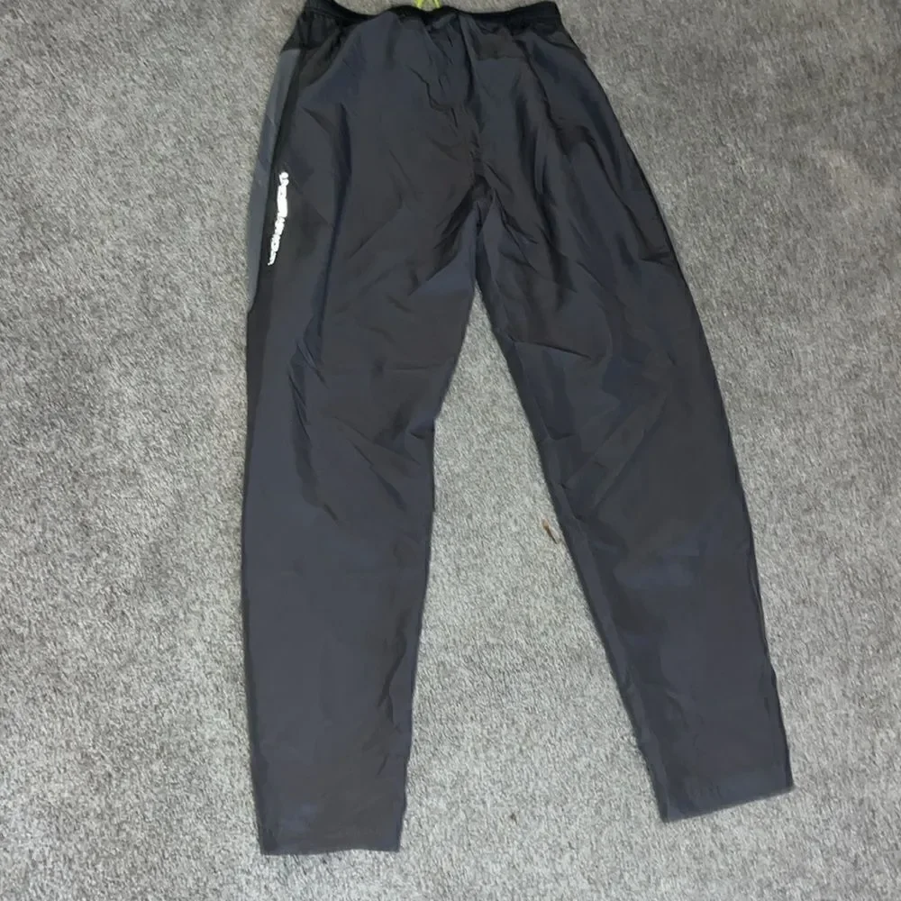 Gray w/pockets Under Armour Yoga running marathon gym workout pants zipper cuff